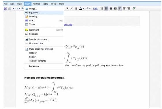 How to Use the Equation Editor in Docs