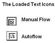 The Loaded text Icons