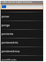 Learning Spanish with Android - Collins