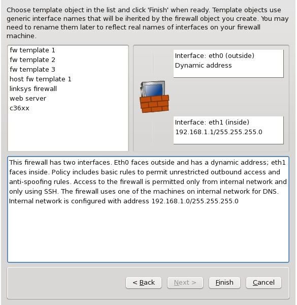 Read the description of each firewall