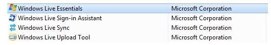 Windows Live Essentials