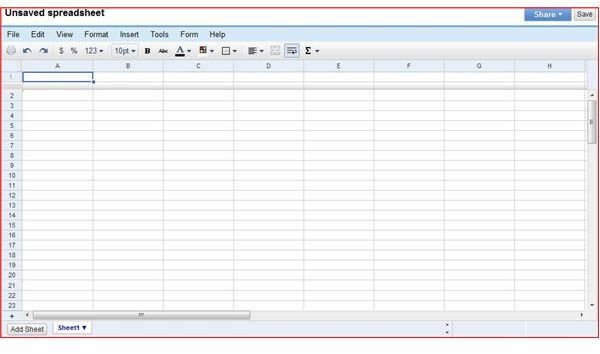 Google Spreadsheets