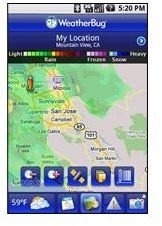 Google Android Weatherbug Weather Radar Maps