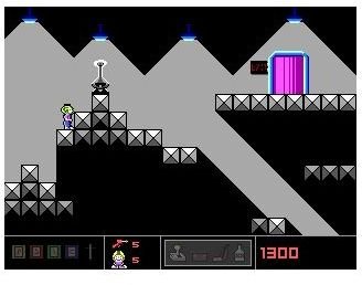 commander keen like flash game bouncing red balls