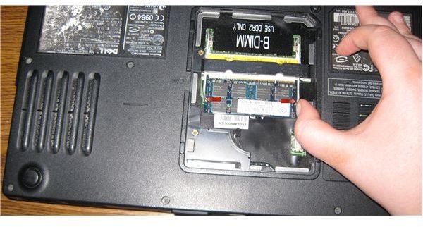 Remove Dell Laptop Memory