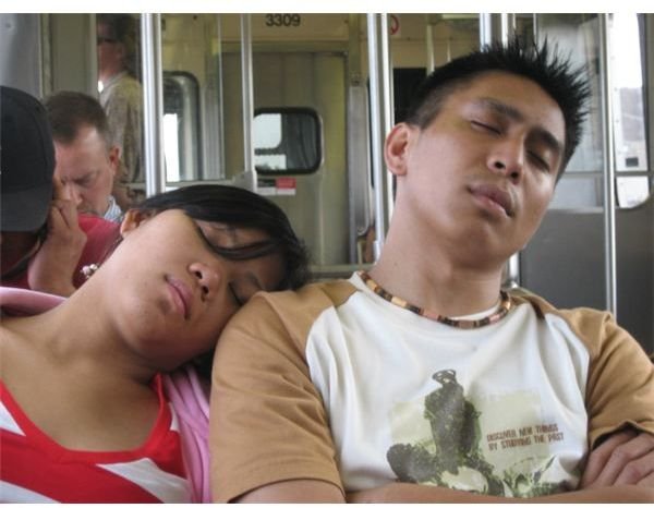 Asleep On The Subway