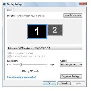 How to Get a Higher Screen Resolution on Windows Vista