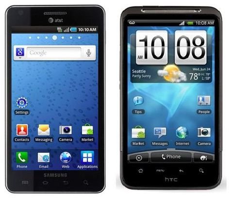 HTC Inspire vs. Samsung Infuse - The 4G Battle Over AT&T