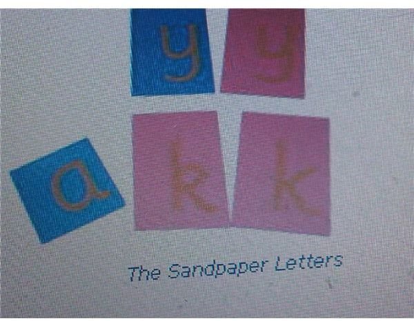 Sandpaper letters 1