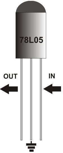 IC 78L05 Pin-Out Diagram, Image