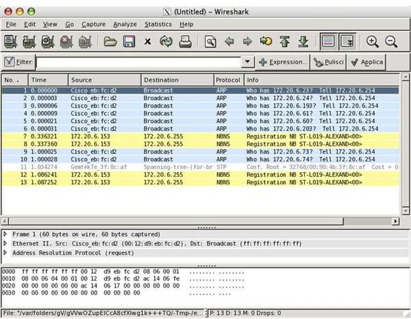 Wireshark - An Example Of Great Open Source Software For The Mac OS X Snow Leopard Server