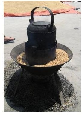 Rice Husk Burner Stove