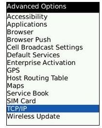 BlackBerryTCP