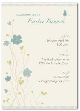 Share Holidays Easter Invitation