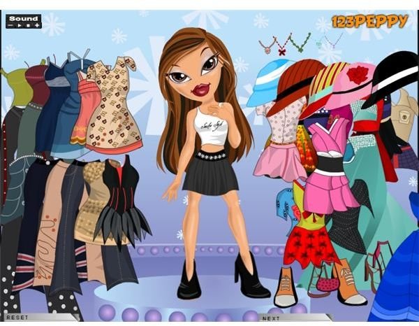 bratz doll makeover game