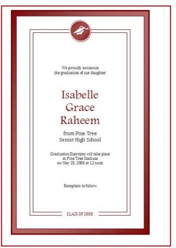 Graduation Invitations Sample 6