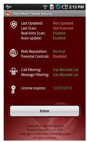 Mobile Security - Free Android antivirus apps