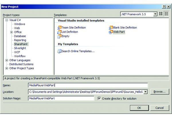 Creating And Deploying The WebPart in SharePoint