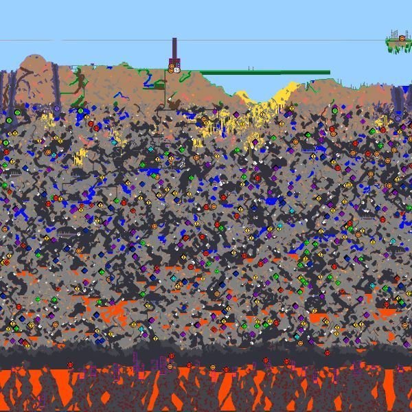 The Terraria map viewer makes finding rare resources and treasure a cinch.
