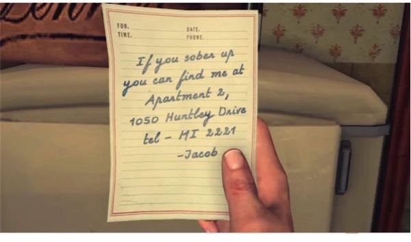 Jacob Henry’s Residence - The Note on the Fridge