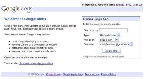 Use Google Alerts to Keep Track of Your Media Mentions
