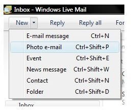 Sending a Photo in Windows Live Mail - Windows Live Email Help