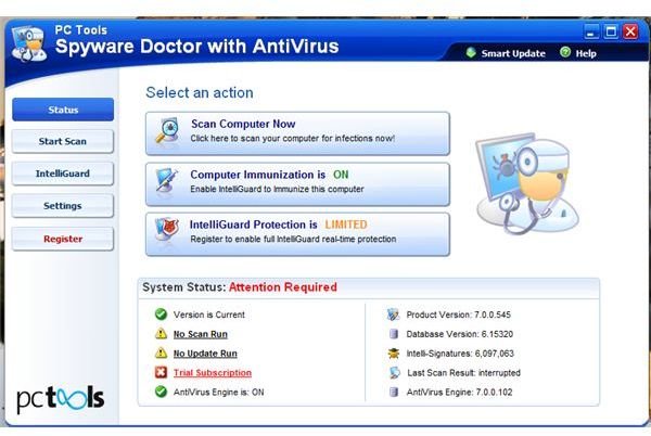 Solutions if Spyware Doctor with AntiVirus Update Fails