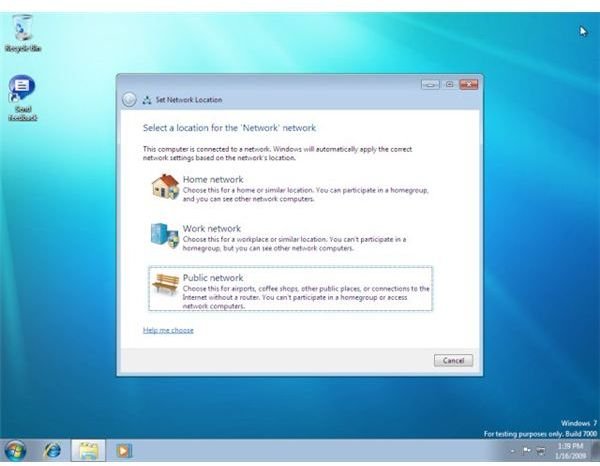 Windows 7 Network Troubleshooting