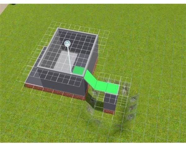Creating an L-Shaped Staircase in with a Foundation in The Sims 3