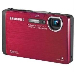 Samsung 12.2 Mp 5X Opt Zoom 3.5IN Ts LCD with Gps Bt Red