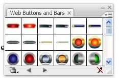 Adobe Illustrator CS3 Buttons: Round Glass Play and Stop Buttons