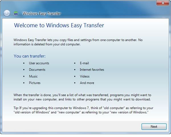 Windows Easy Transfer can be use to transfer vista backup files in Windows 7