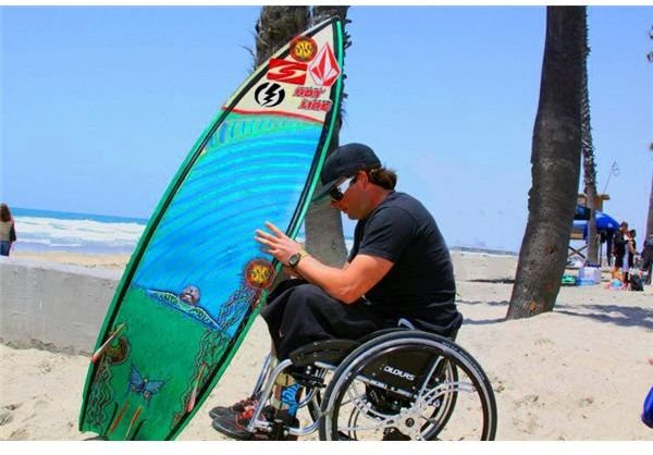 Disabled Pro Surfer Christiaan Bailey