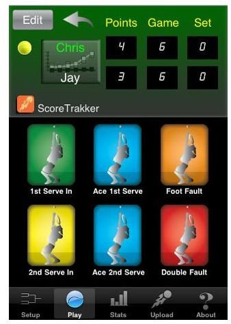 Tennis Trakker Pro iPhone App