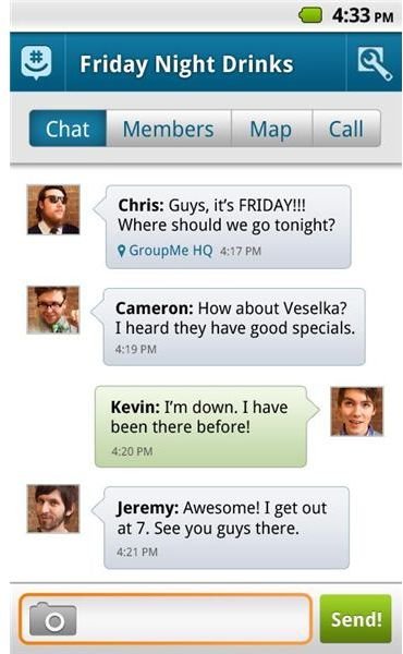 GroupMe app for Android