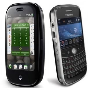 BlackBerry Bold vs Palm Pre