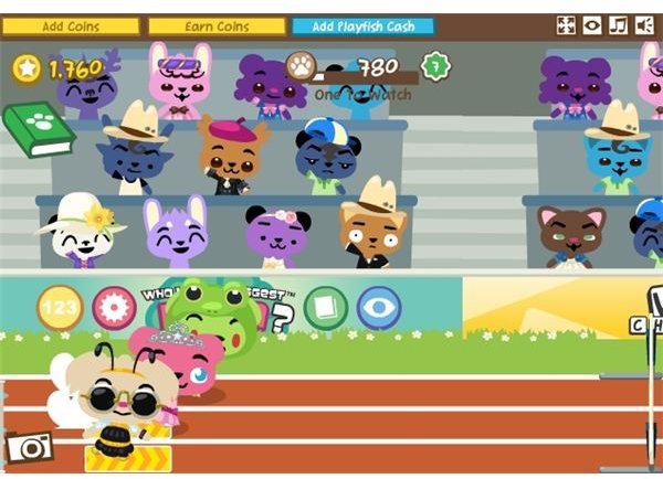 Pet Society Game - Hurdle Race Screenshot