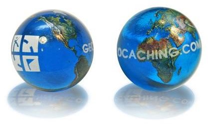 Geocaching Swag: World Geocaching Marble