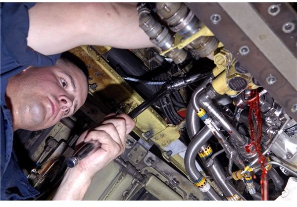 An Aircraft Hydraulics Engineer on Duty