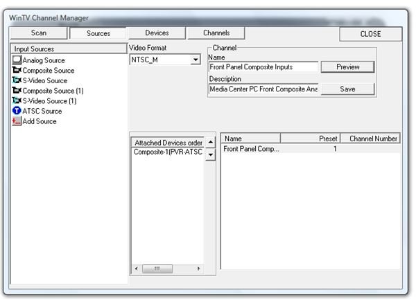 Select Composite Input