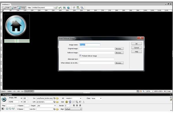 How to Do Mouseovers in Dreamweaver CS4