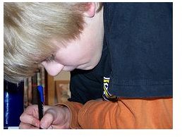 kids writing by prinqu1963–very busy! flickr. com
