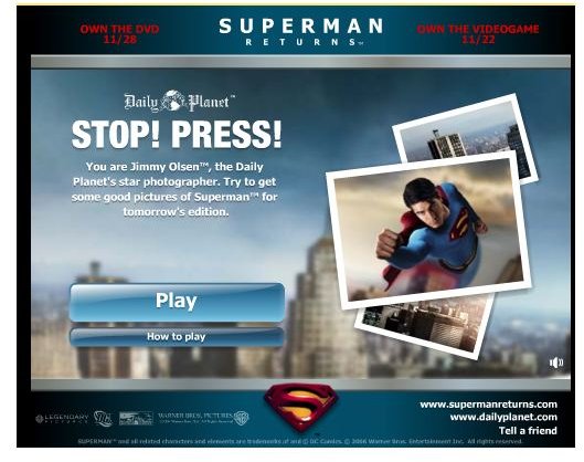 Superman Returns Stop Press