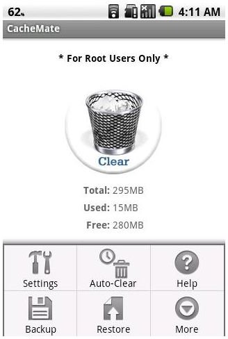 CacheMate for Root Users