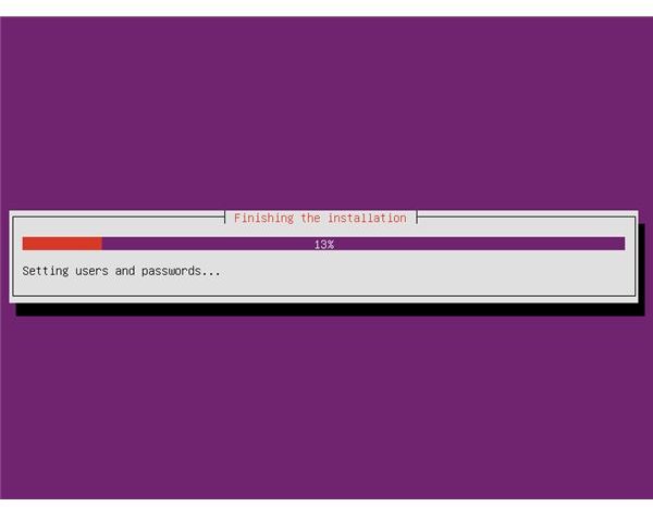 Ubuntu Text Install - Finishing Installation