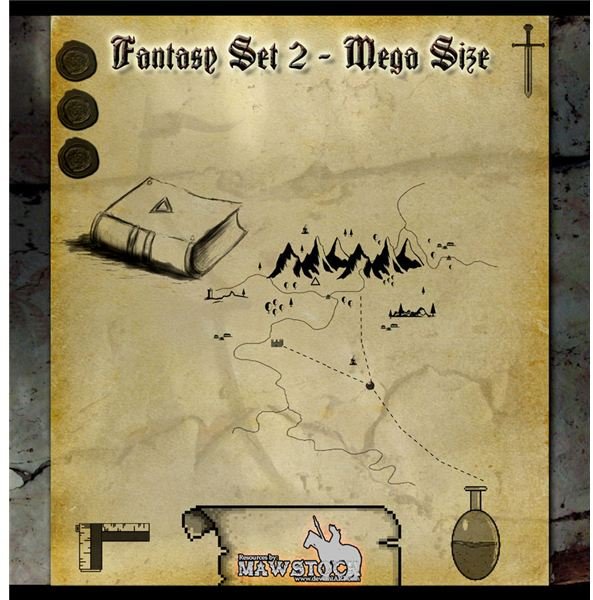 Fantasy Set 2 Mega Pack by mawstock