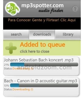MP3 Spotter Android App