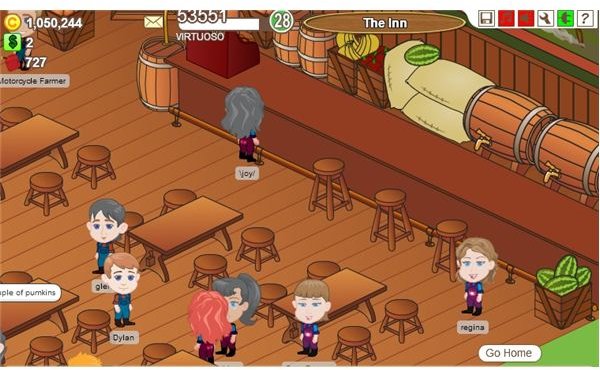 Farm Town Inn Game Screenshot - farming games