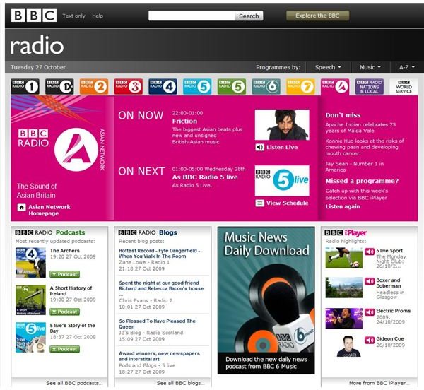 Accessing BBC Radio Online Using the BBC iPlayer