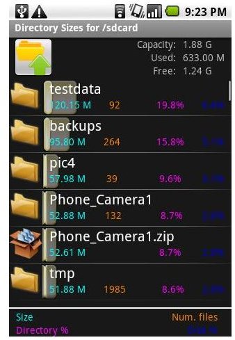 Astro File Manager Backup Folder